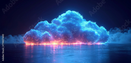 background with cloud