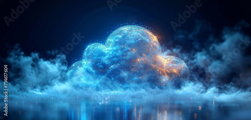 background with cloud