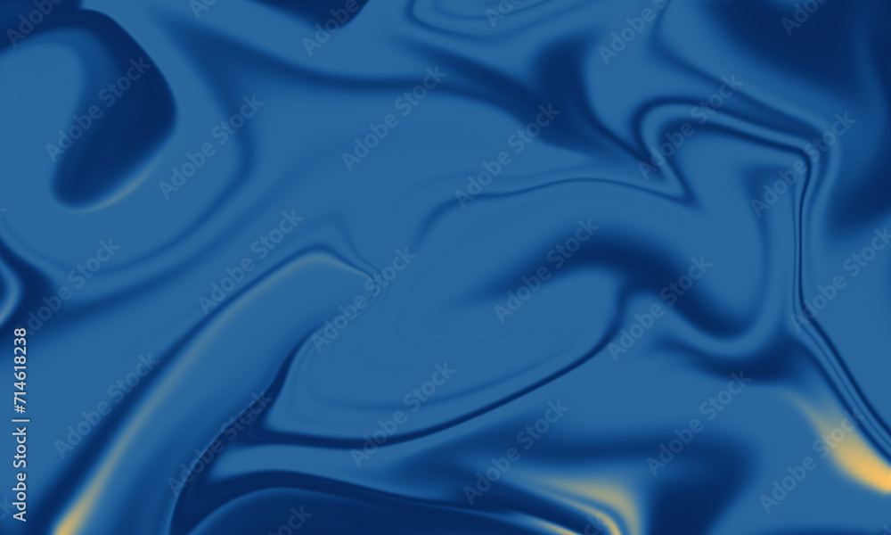 Obraz premium Abstract liquid texture background with blue gradient color