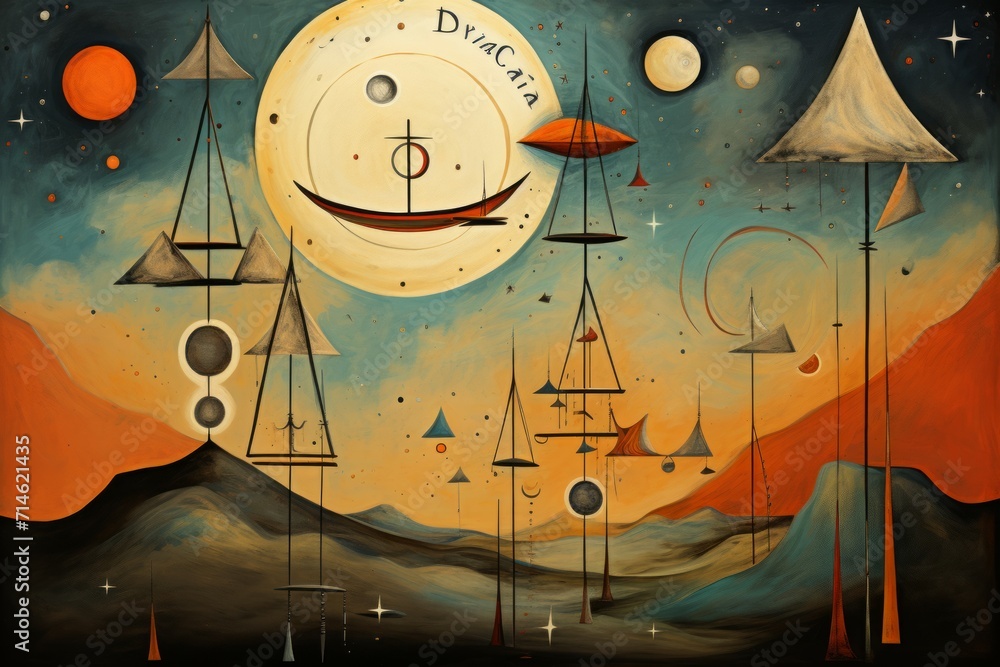 Obraz premium Melodic wind chimes, serenading the breeze with enchanting melodies - Generative AI