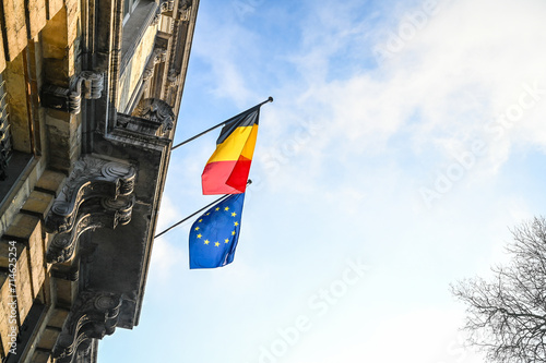 Belgique europe drapeau parlement Federal politique photo