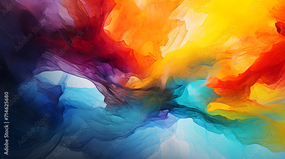 Fototapeta premium abstract colorful painted background