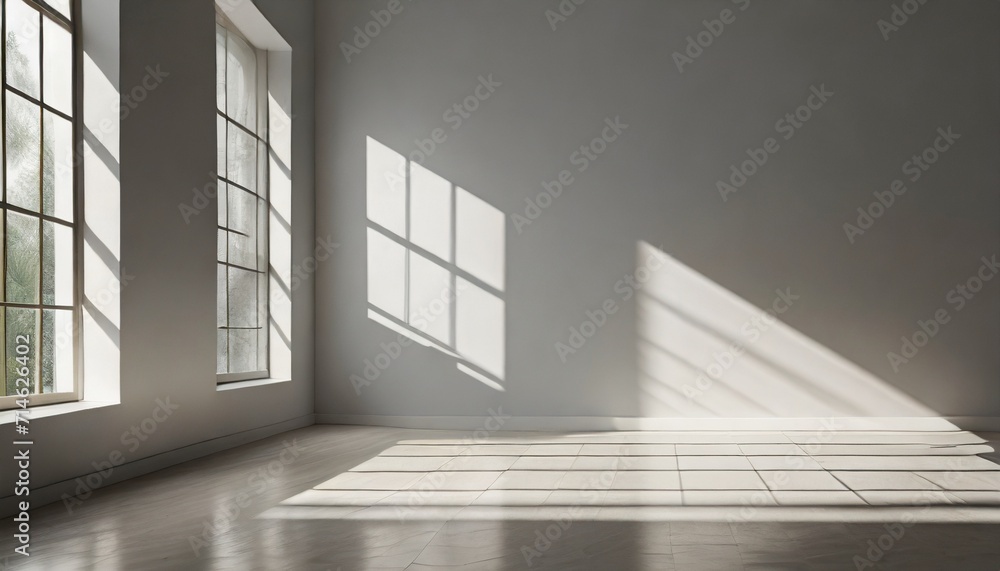 aesthetic empty room with natural shadow aesthetic empty room with natural shadow