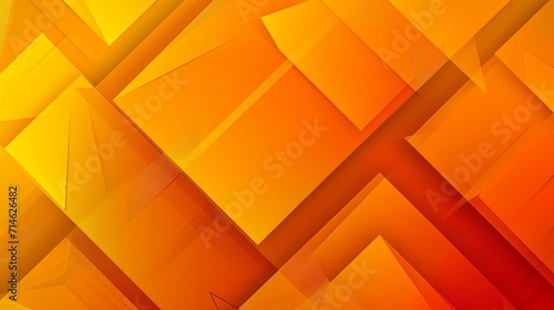 Abstract orange and yellow geometric background. Modern concept for graphic design, background, web design, poster, banner, book, slideshow. Vector illustration