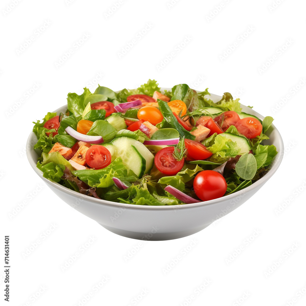 Vegetables salad clip art