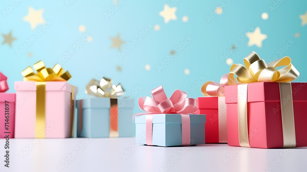 Gift background for birthdays, holiday anniversaries, Valentine's Day and weddings Gift background for birthdays, holiday anniversaries, Valentine's Day and weddings