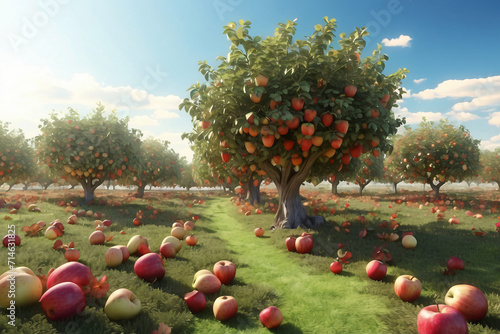fruitful apple tree fantasy