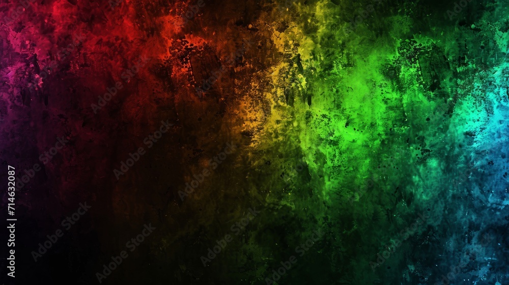 colorful rainbow gradient dark black to black with neon green patch merged in to the other colors, simple minimal, perfectly smooth texture 