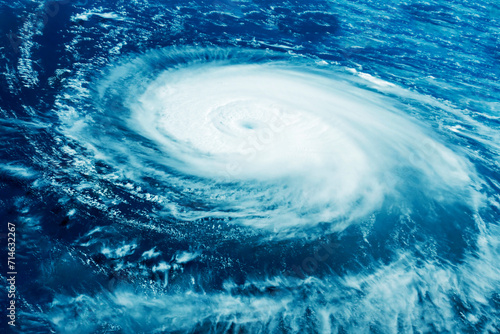 Fototapeta Naklejka Na Ścianę i Meble -  Hurricane seen from space. Elements of this image furnished by NASA
