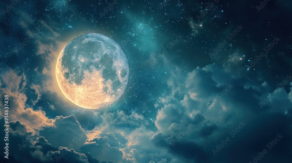 an image of a full moon in the night sky with clouds and stars in the night sky with clouds and stars in the night sky and stars in the night sky. an image of a full moon in the night sky with clouds and stars in the night sky with clouds and stars in the night sky and stars in the night sky.