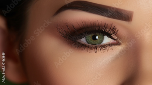 makeup artist apply makeup brush for eyes
