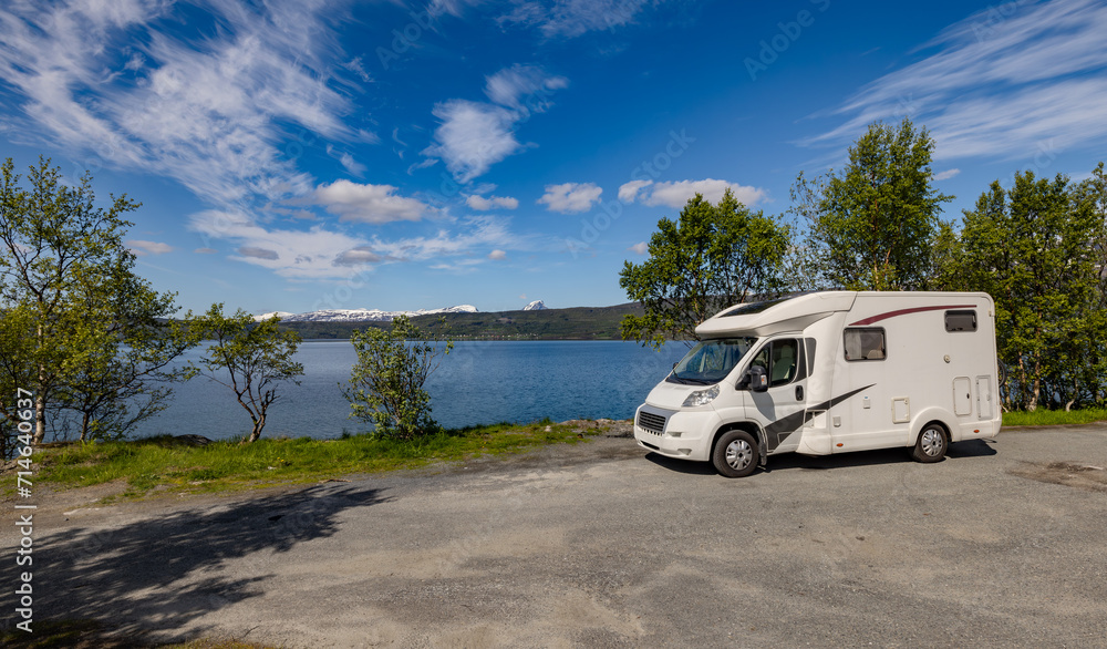 Family vacation travel RV, holiday trip in motorhome, Caravan car Vacation. Family vacation travel RV, holiday trip in motorhome, Caravan car Vacation.