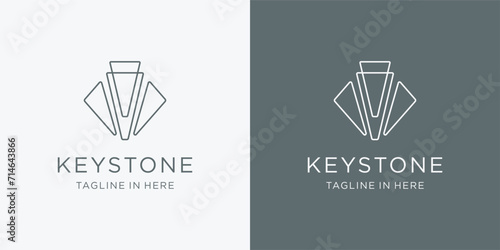 keystone lettering  monoline photo