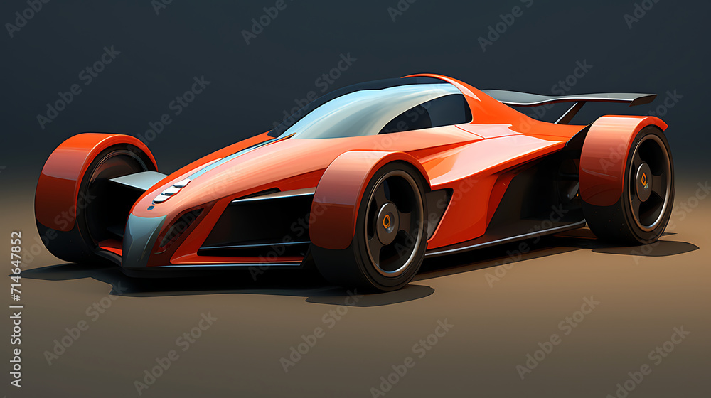 A design concept for an autocross car.