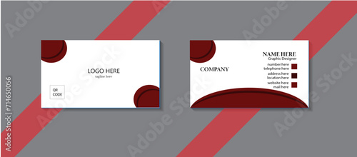 Attractive and creative double sided business card