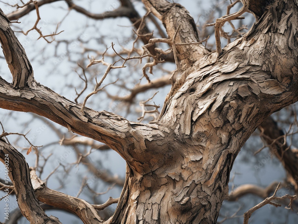 Intricate Textures of a Weathered Tree Intricate Textures of a Weathered Tree
