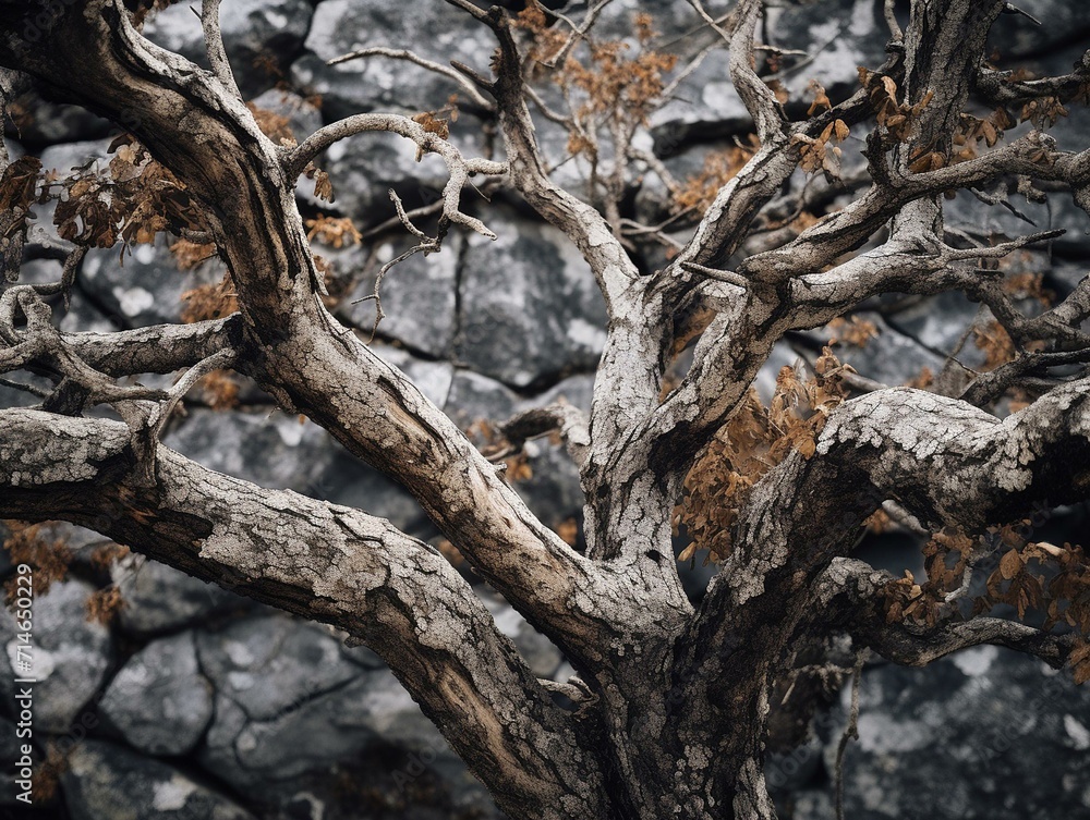 Intricate Weave of Nature's Artistry: Twisted Tree Branches Intricate Weave of Nature's Artistry: Twisted Tree Branches