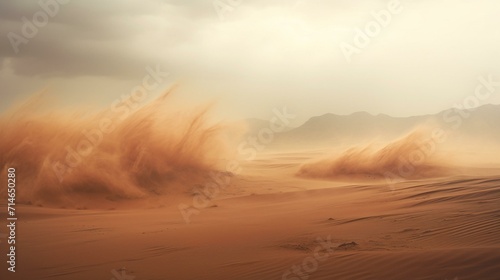 Majestic Desert Sandstorm Center Stage