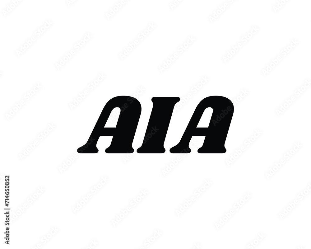 AIA Logo design vector template AIA Logo design vector template