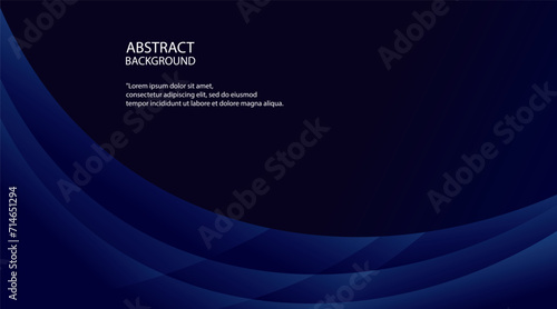  Abstract blue curve shape vector background. Abstract creative in minimal trendy background. Business banner background with dynamic blue curve.