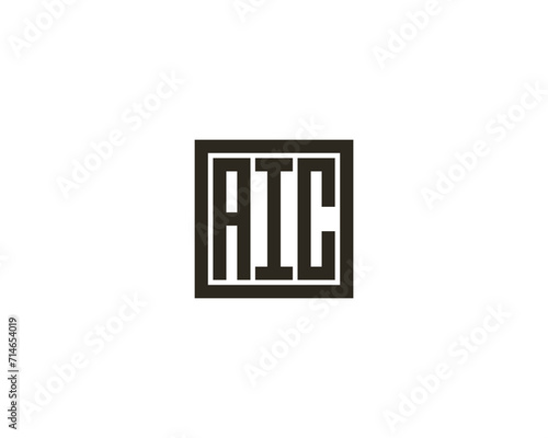 AIC Logo design vector template