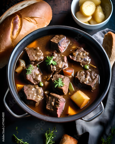 Belgian Beef and Beer stew photo