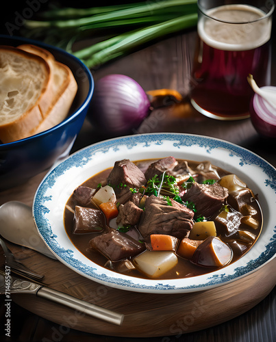 Belgian Beef and Beer stew photo