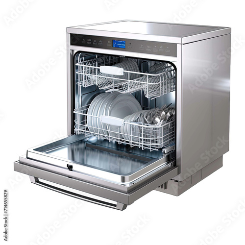 Medium size Dishwasher cleaning unit, on transparent background