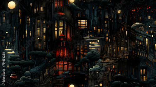 View of modern buildings an...