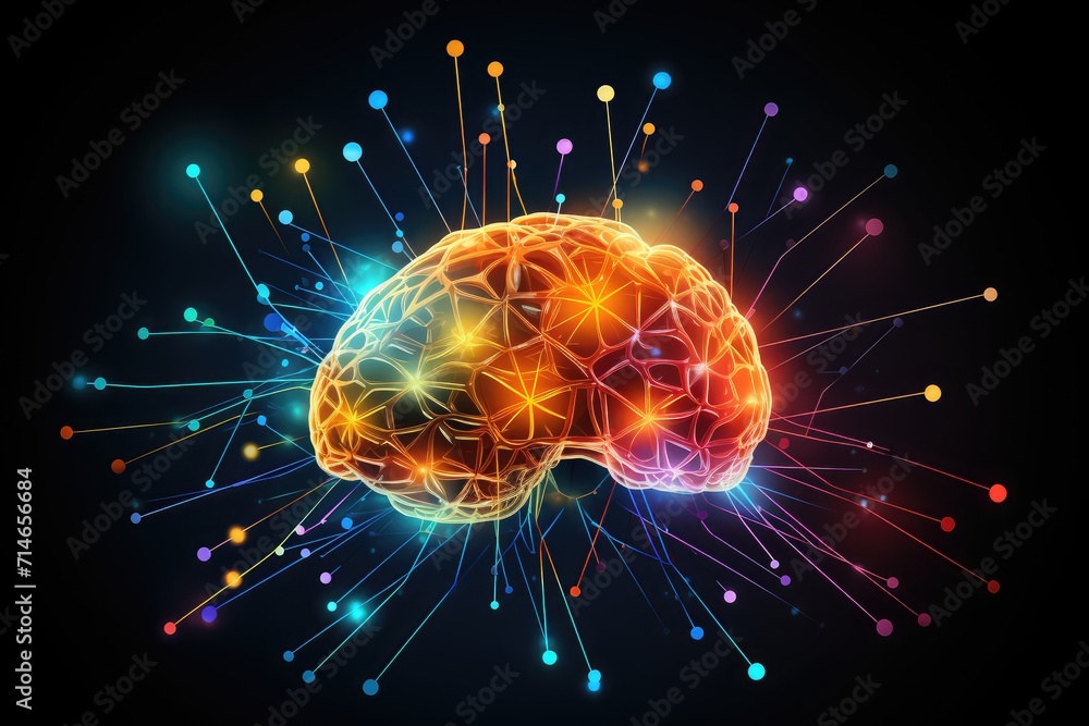 Neuronal learning, 3d neurons forge new connections, strengthening the brain's cognitive abilities, Neurons in the brain act as messengers, brain's neurons fire in synchrony, deep concentration focus Neuronal learning, 3d neurons forge new connections, strengthening the brain's cognitive abilities, Neurons in the brain act as messengers, brain's neurons fire in synchrony, deep concentration focus