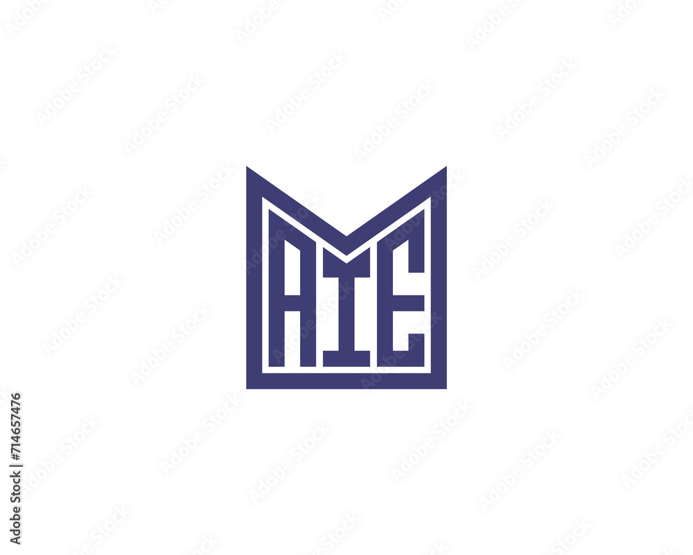 AIE Logo design vector template AIE Logo design vector template