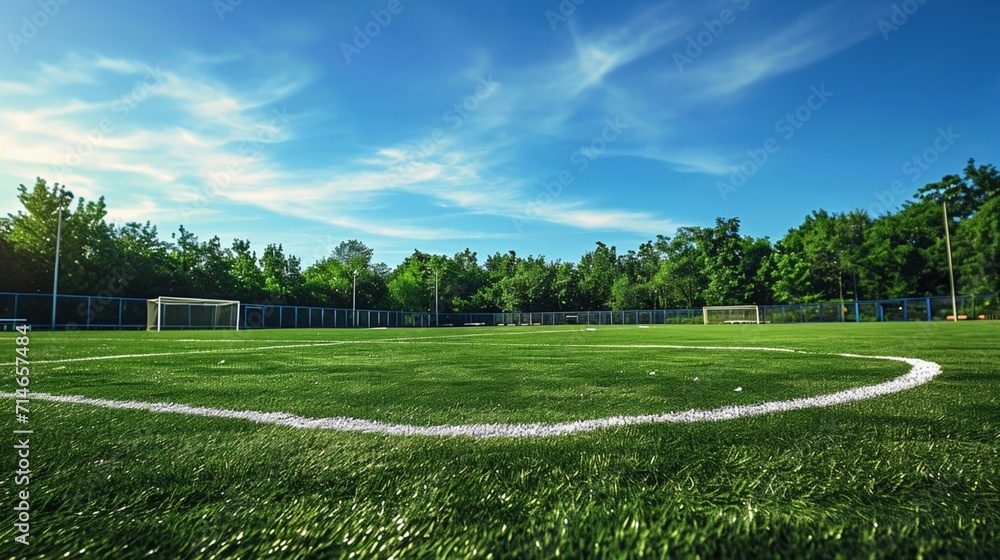 corner of a soccer field