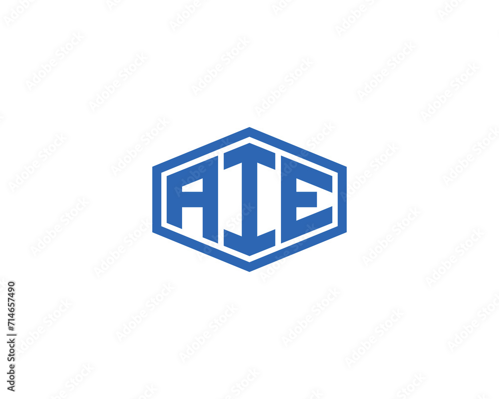 AIE Logo design vector template AIE Logo design vector template