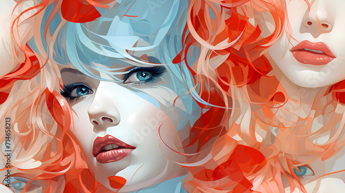 Woman Face Eyes with eyelas...