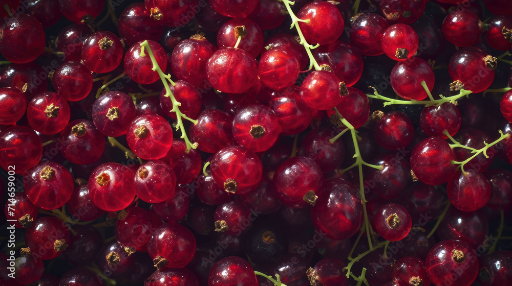 a close up of a bunch of cherries on a branch with green stems and red berries on the top of the branch, with a dark background of a black background. a close up of a bunch of cherries on a branch with green stems and red berries on the top of the branch, with a dark background of a black background.