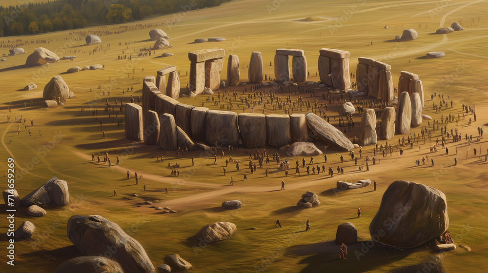 Megalithic Marvels: Journey Back to 10,000 BC, Witnessing Early Humans