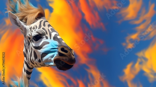 Animal psychedelic glitch s...