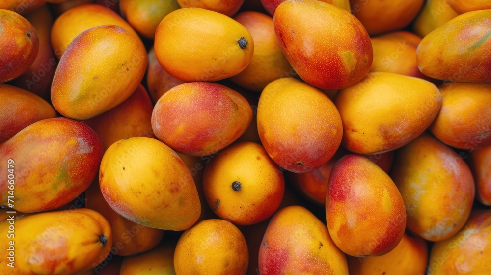 a pile of mangoes sitting next to each other on top of a pile of other mangoes on top of a pile of other mangoes next to each other. a pile of mangoes sitting next to each other on top of a pile of other mangoes on top of a pile of other mangoes next to each other.
