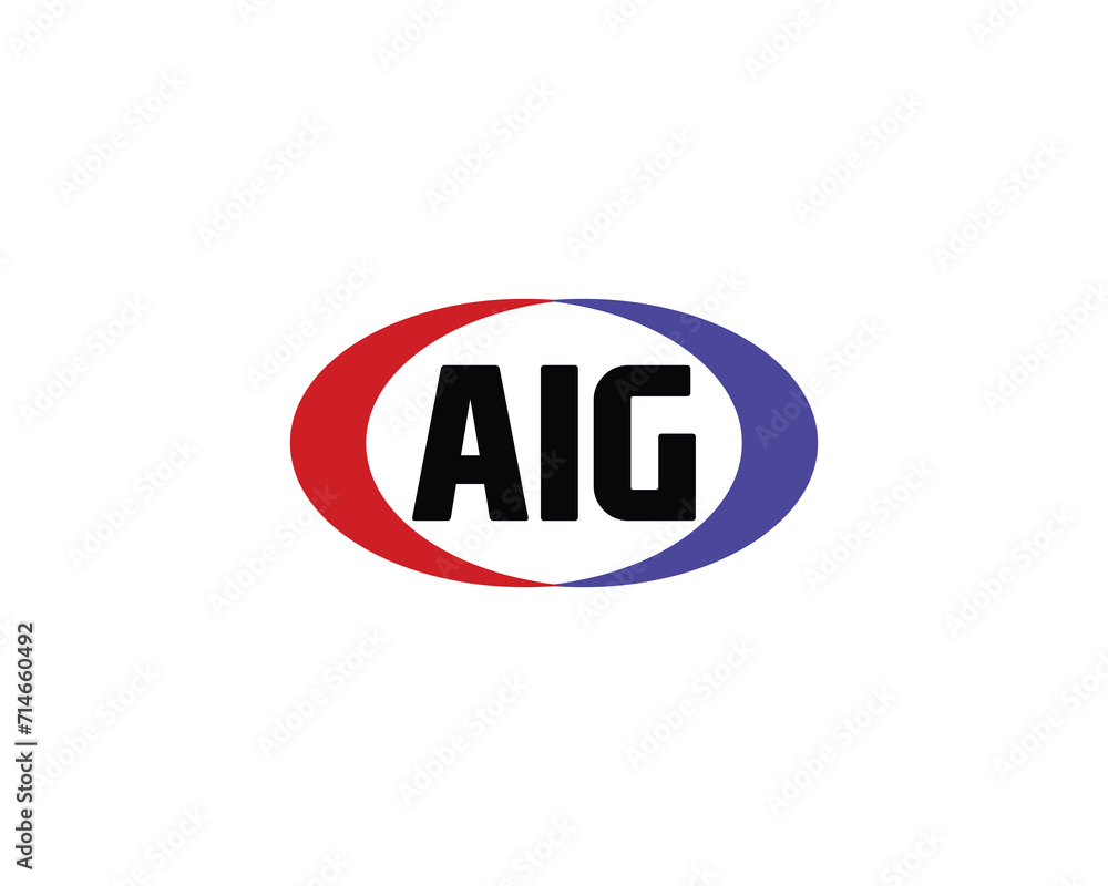 AIG Logo design vector template AIG Logo design vector template