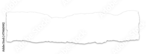 Принти на полотні White paper ripped isolated PNG