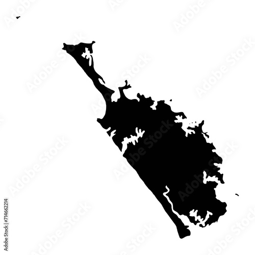 Northland Region map, administrative division of New Zealand. Vector illustration. photo