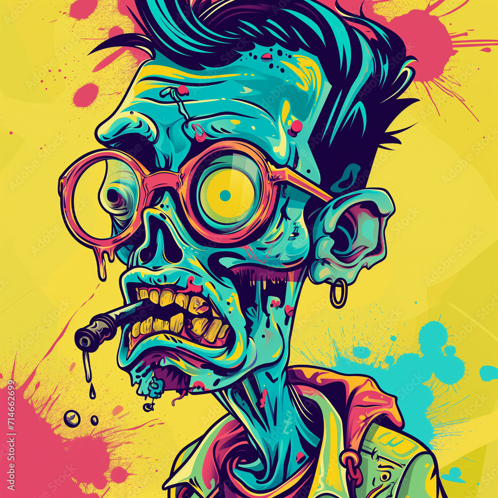 Zombie with a modern twist Zombie with a modern twist