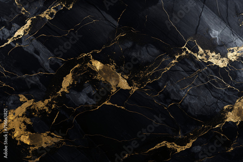 Marmor Struktur Hintergrund in gold und schwarz