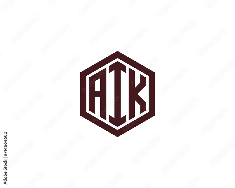 AIK logo design vector template AIK logo design vector template