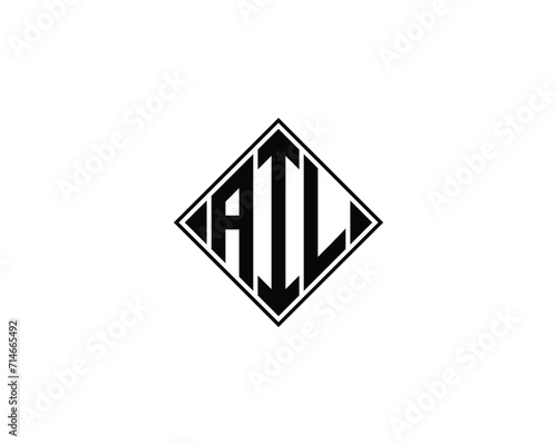 AIL Logo design vector template