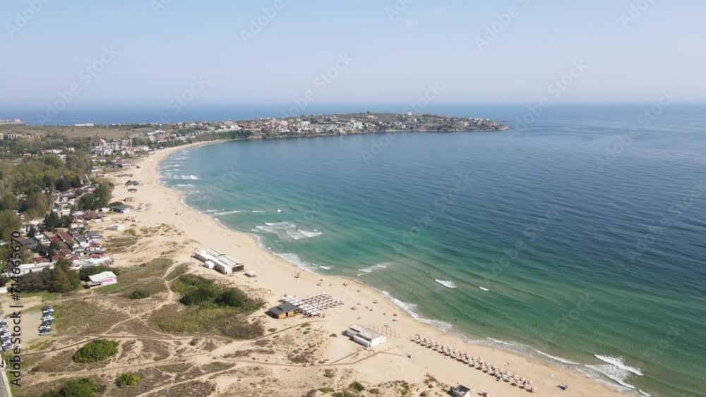 Aerial view of Smokinya Beach near Sozopol, Burgas Region, Bulgaria Aerial view of Smokinya Beach near Sozopol, Burgas Region, Bulgaria
