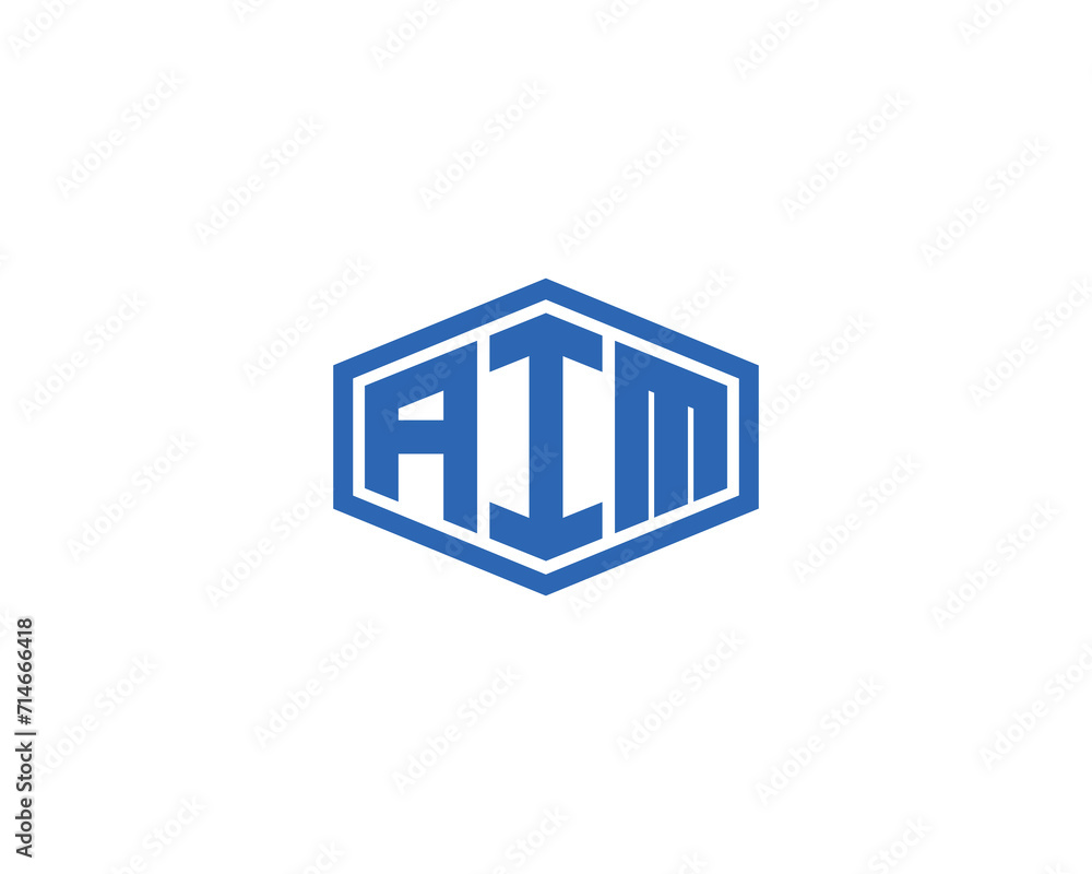 AIM logo design vector template AIM logo design vector template