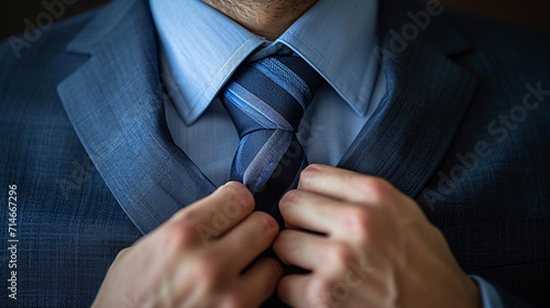 Best Job Candidate, Interview Preparation, adjusting a tie
