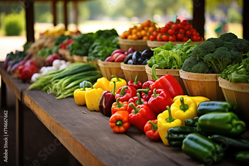 vegetables in the market. Generative Ai