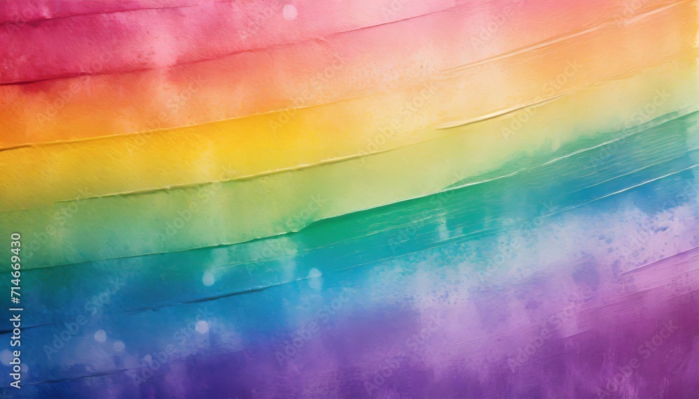 textured rainbow painted background